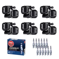 New Ignition Coil & NGK Spark Plug Set for Mercedes-Benz C240 C320 C280 MK350 V6