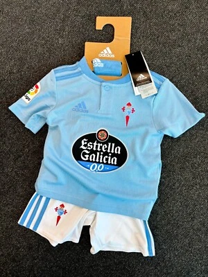 Adidas Kleinkind Celta Vigo 18-19 Heim komplettes Fußballset/blau/UVP 45€