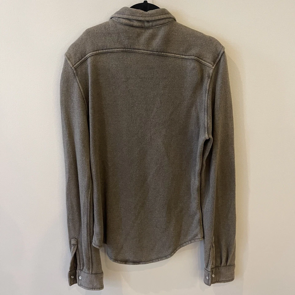 Une Cashmere Blend Long Sleeve Button Up - Image 4 of 4
