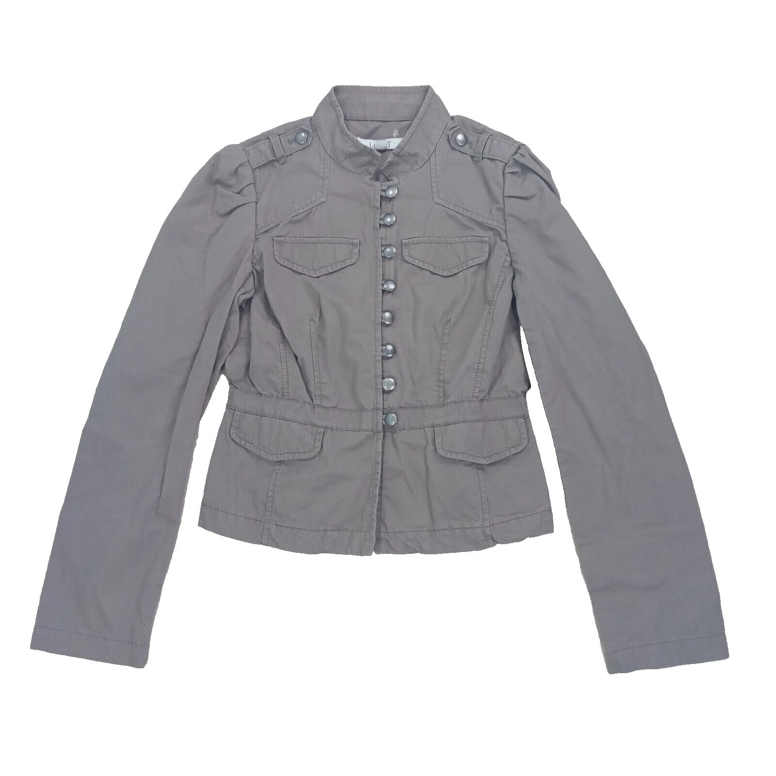 Ann Taylor Military Jacket Solid Coats, Jackets & Vests for Women