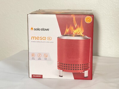Solo Stove Mesa XL Tabletop Fire Pit Low Smoke Outdoor w/ Bag