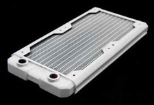 Black Ice Nemesis 240GTS Ultra Stealth U-Flow Low Profile Radiator - White OB