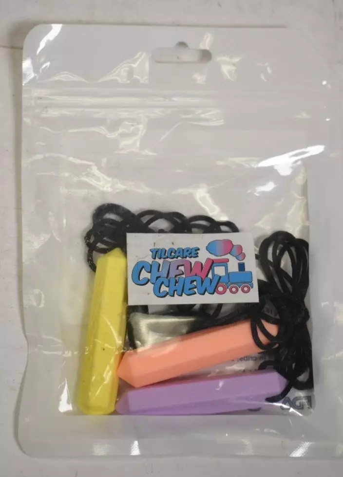 Tilcare Chew Chew Pencil Sensory Necklace Set For Biting Silicone Chew Toy