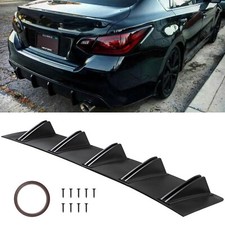 For Nissan Sentra Matte Black Rear Lip Bumper...