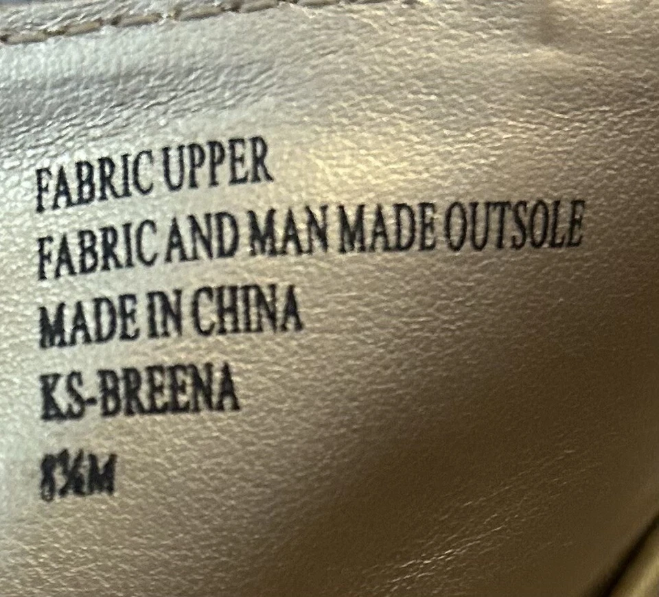 Karen Scott Gold Sling-Back Dress Shoes Size 8.5M. - Image 4 of 4