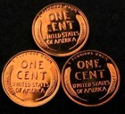 1956+1957+1958 Lincoln Wheat Penny Cent Set/Lot ~ Gem Proof (red) ~~ 3 Coins — photo 4