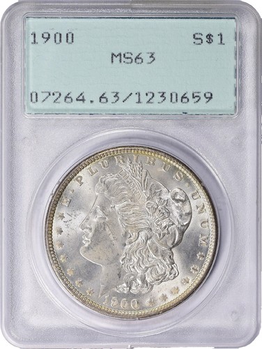 1900 US Morgan Silver Dollar $1 - NGC Brilliant Uncirculated | eBay