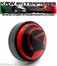 1982 PONTIAC FIREBIRD KNIGHT RIDER KITT KARR K2000 ILLUMINATED PUSHBUTTON HORN