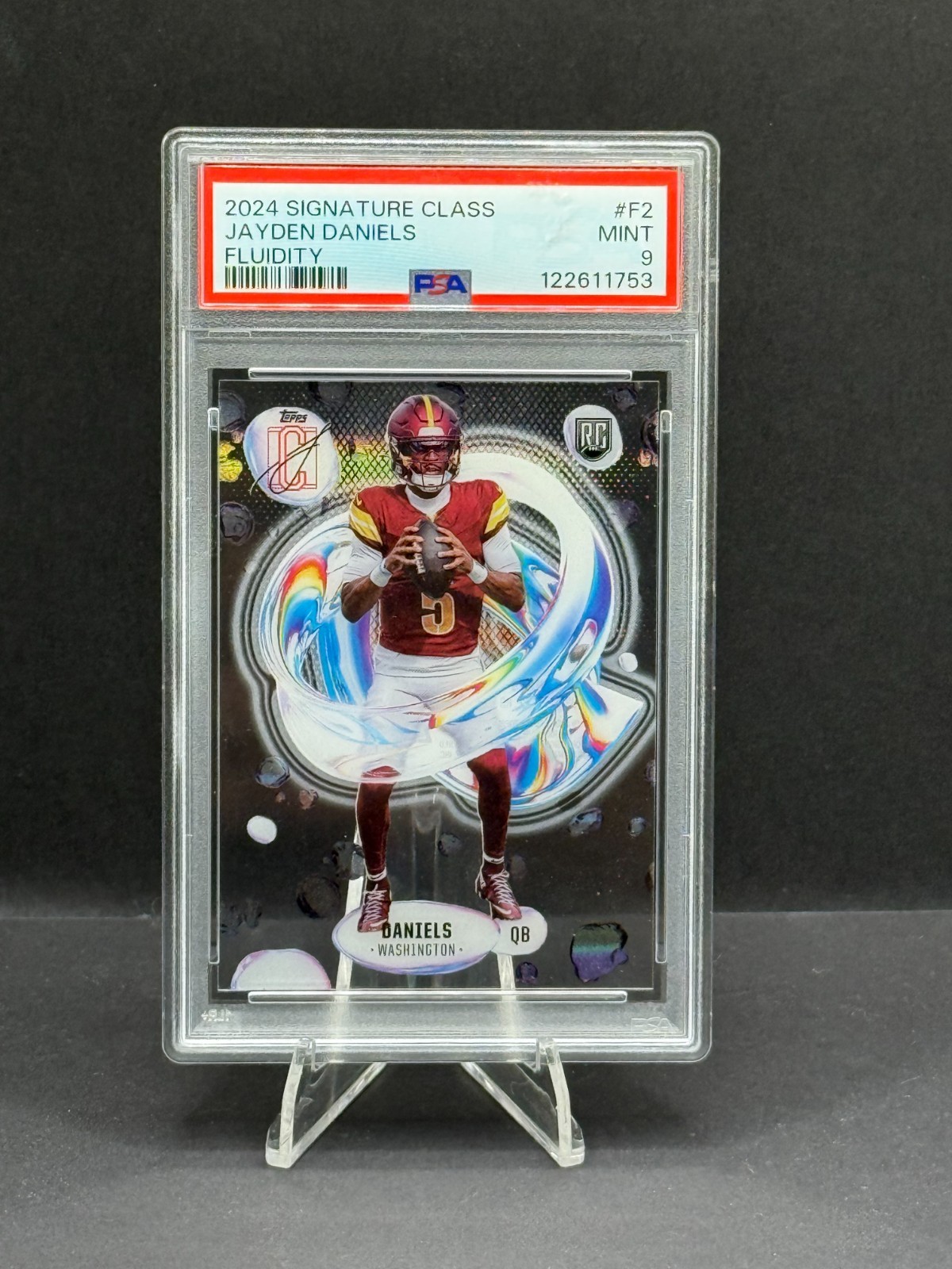 2024 Topps Signature Class Jayden Daniels "Fluidity" #F2 PSA MINT9