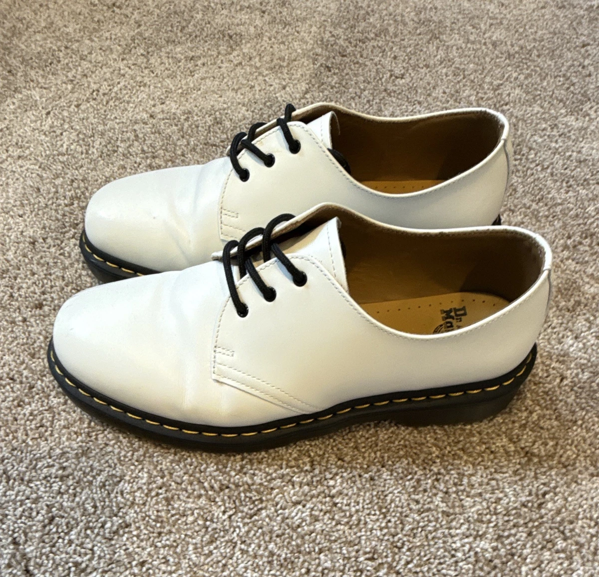 dr martens 1461 white products for sale | eBay