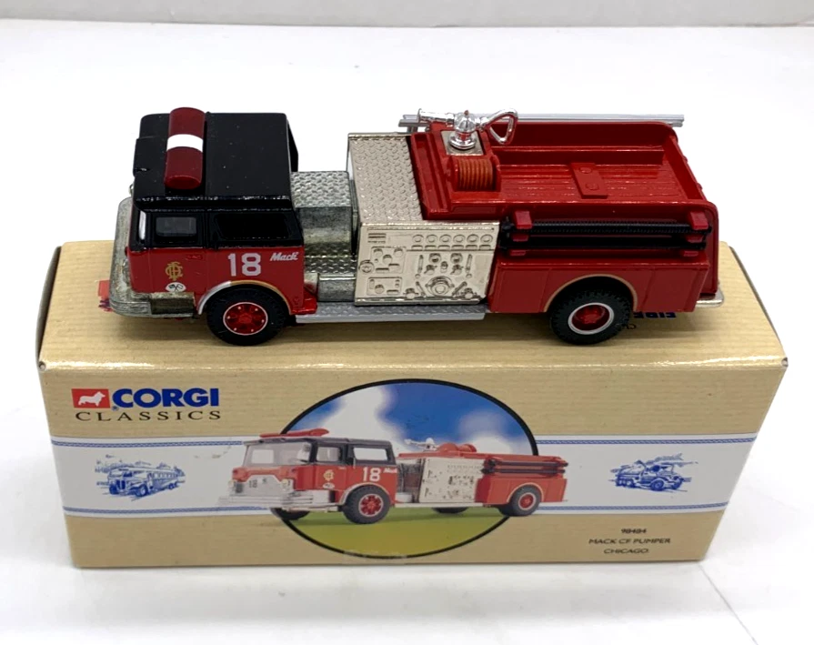 1993 CORGI Classics   Chicago Mack CF Pumper Fire Truck   Die-Cast    98484 - Image 2 of 4