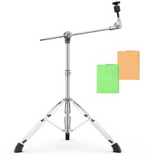 Boom Cymbal Stand, Adjustable Cymbal Stand Boom Stand for Drum Hardware Percu...