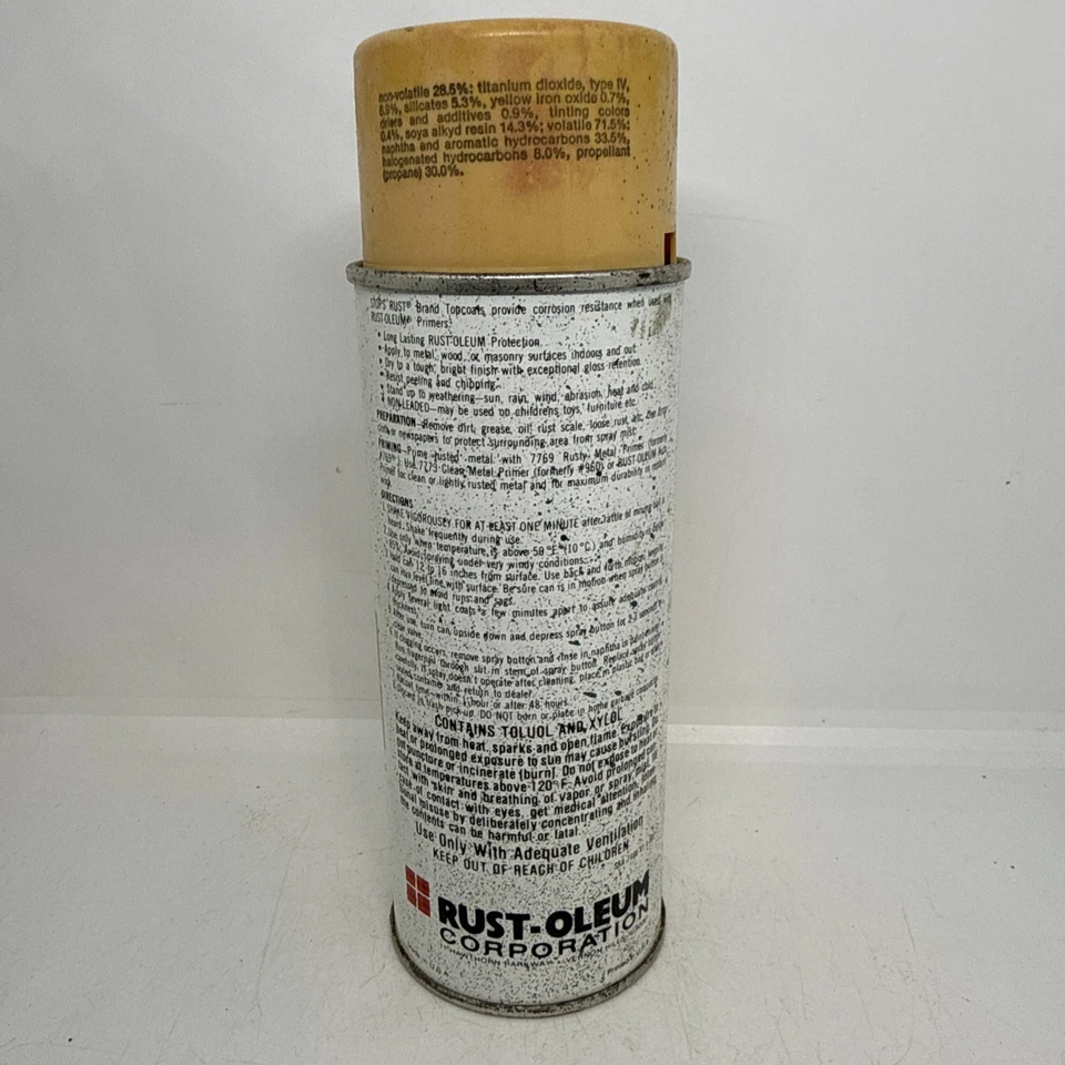 Vintage 1980 Rust-Oleum SANDSTONE - 7746 Spray Paint Can - Image 3 of 4