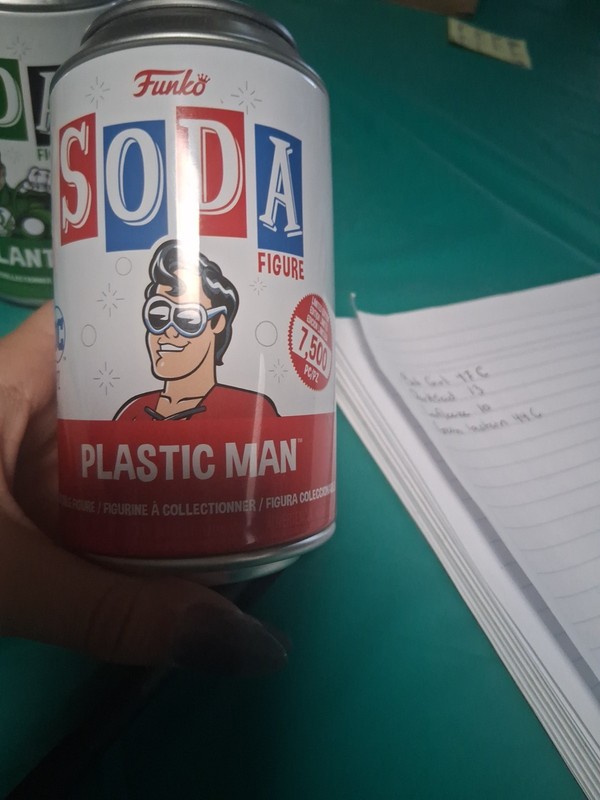 Funko Soda Plastic Man • DC Comics • 1/6250 • Can + Figure + Pog • New
