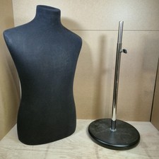 Mannequin- Torso - Adjustable Hight - Black - In Very Good Condition