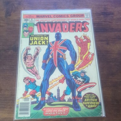 The Invaders #8 Marvel Comics 1976 1st Appearance of Union Jack 