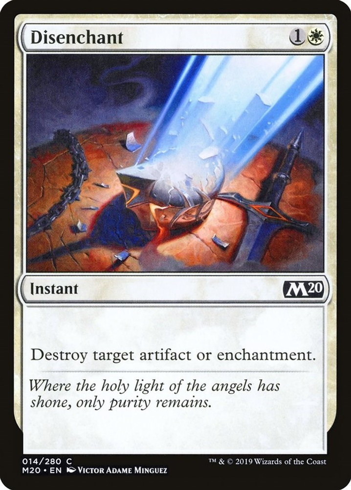Magic Disenchant 14 C Core Set 2020 NM