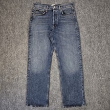 Agolde Jeans Womens 27 Fran Low Slung Straight Button Fly Relaxed Preppy Money