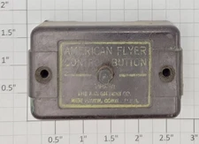 American Flyer XA10961-13 S Scale Brown with Yellow Print Control Button