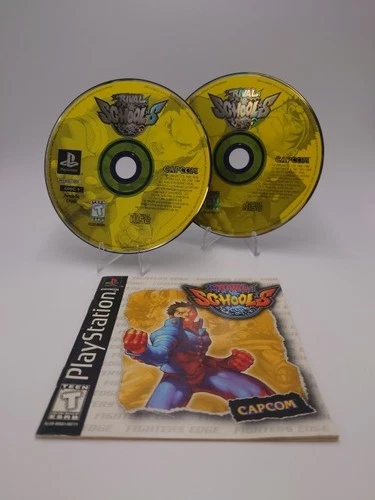 Rival Schools (Sony PlayStation, 1998) DISCS AND MANUAL ONLY