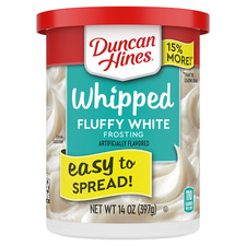 Duncan Hines Frosting Whipped Fluffy White