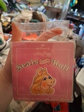 Hallmark Miss Piggy 1981 Self Adhesive Seals NIP Muppets VTG Stickers RARE