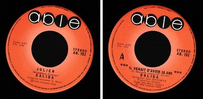 DALIDA 45 TOURS SP 7'' CANADA IL VENAIT D'AVOIR 18 ANS