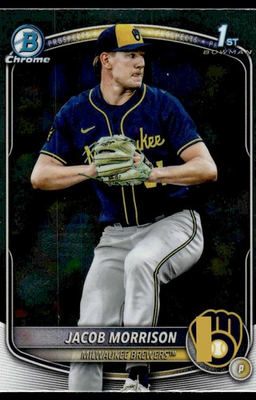 #ad #ad 2025 Bowman Draft #BDC 42 Jacob Morrison Chrome $1.00