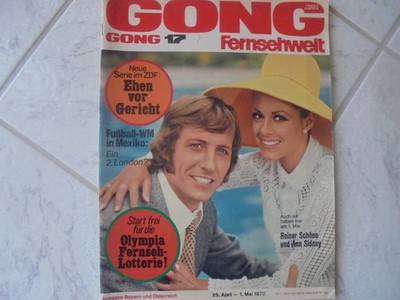 Gong 17/1970 TB:R.Schöne u. A. Sidney/Fußball WM Mexiko Gerd Müller!/Maya!