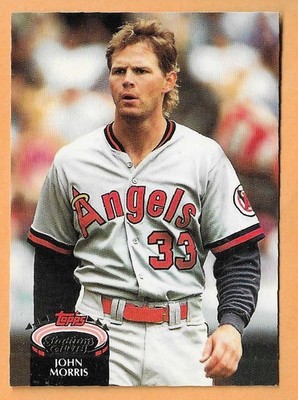 JOHN MORRIS ANGELS #796 - TOPPS STADIUM CLUB NM-MT 1992