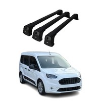 DachträGer GrundtäGer FüR Vw Caddy Maxi 2020-2026 75Kg Aluminium Schwarz 3 Tlg
