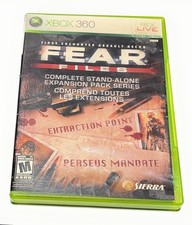 F.E.A.R. Files Expansion Pack Series (Microsoft Xbox 360, 2007) Complete CIB 