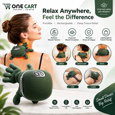 Bionic Heated Massager, Portable Shiatsu Neck...