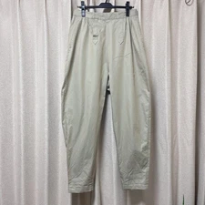 Yamamoto Japanese Designer Sarouel Pants Beige Cotton Used