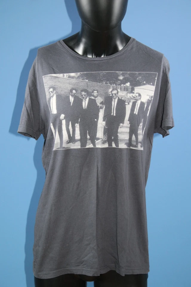 Camiseta Gráfica Vintage Topman Reservoir Dogs/Chicago/Nebraska 42"- 44" Lote Extra Grande 8 - Imagem 2 de 4