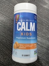 Natural Vitality CALM Kids Gummies Citrus Flavor Kid-friendly Supplement 60