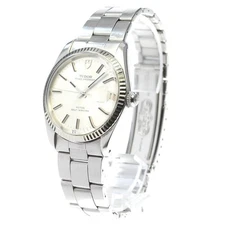 TUDOR PRINCE OYSTERDATE 7990/4 34mm SS Silver Dial Automatic Date #C399