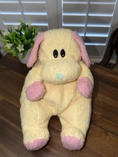 Vintage 1999 Baby TY DOGBABY the Dog Rattle Plush W/Heart Tags 12"