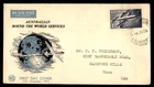 Mayfairstamps Australia FDC 1958 Plane Earth Australian Round the World Serv Fir