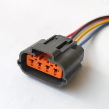 4 PIN SUMITOMO 6195-0030 CONNECTOR w 10" 16 AWG USA made WIRES TERMINALS SEALS