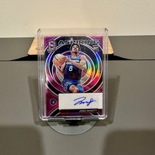 2022-23 Panini Spectra Josh Minott RC Aspiring Rookie Auto Purple /35 SP SSP #49