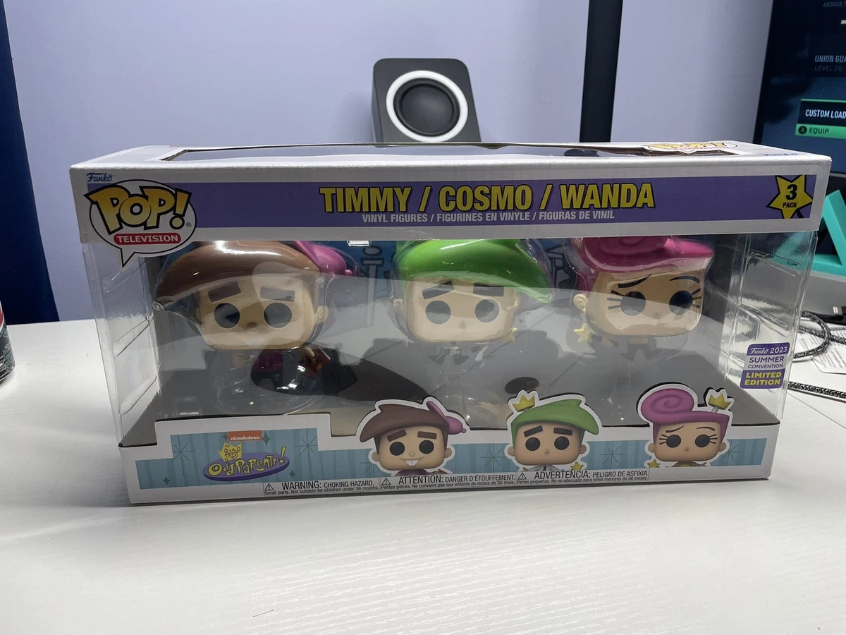 SDCC Shared Fairly OddParents 3 Pack Funko Pop