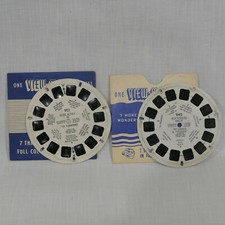 2 View-Master Cowboy Reels  Roy Rogers with Trigger 945  Gene Autry  951