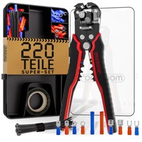 Monzana® Automatische Abisolierzange Crimpzange Kabelzange Kabelschneider 3In1