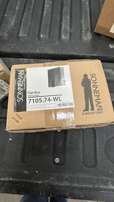 Sonneman 7105-WL Flat Box 7'' Tall Integrated LED Outdoor Wall - Grey