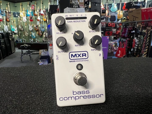 White MXR 87 Bass Guitar Compressor Bass Guitar Effects Pedal