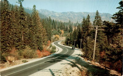 Stevens Pass, Cascade Mountains, West Nyack, Dexter Press, J. Boyd Postcard