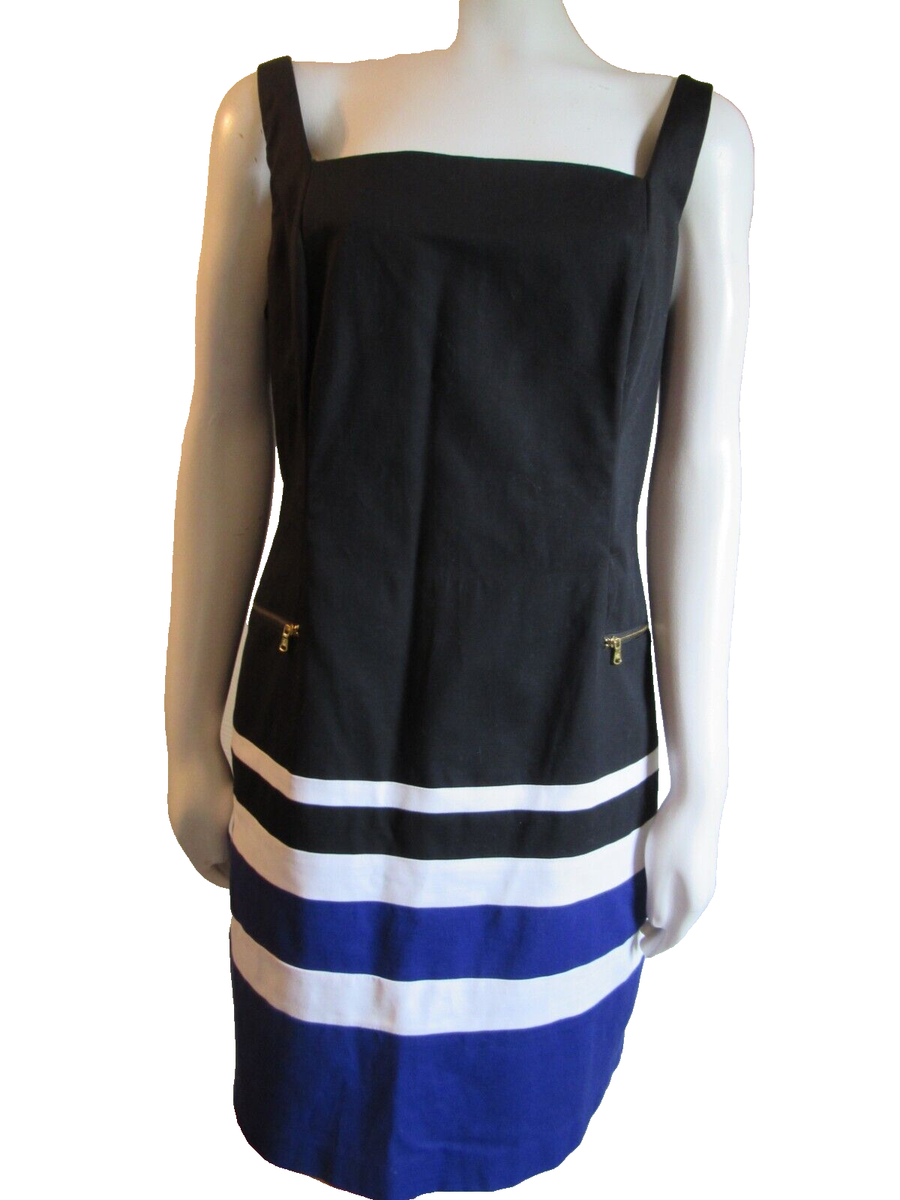 striped dress blue black white gold Viral online dress debate turns 10. What colours do you see?