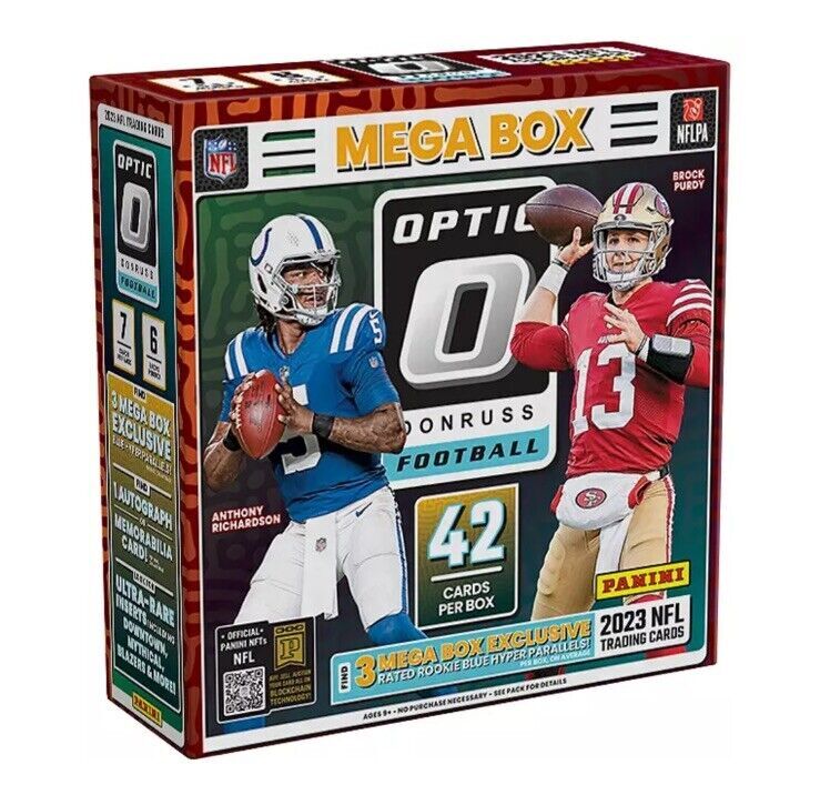 2023 Donruss Optic Nfl Football (Blaster Box or Mega) Cards