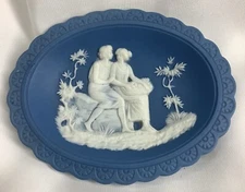 Small Blue Trinket Dish Germany 220313FSB/TWD